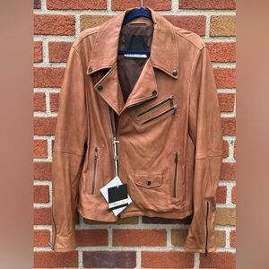 A brand new Italian leather jacket